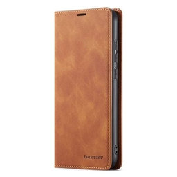 FixPremium - Caz Business Wallet pentru iPhone 11, maro