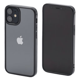 FixPremium - Caz Invisible pentru iPhone 12 mini, negru