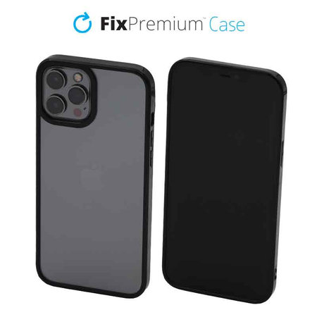 FixPremium - Caz Invisible pentru iPhone 12 Pro Max, negru