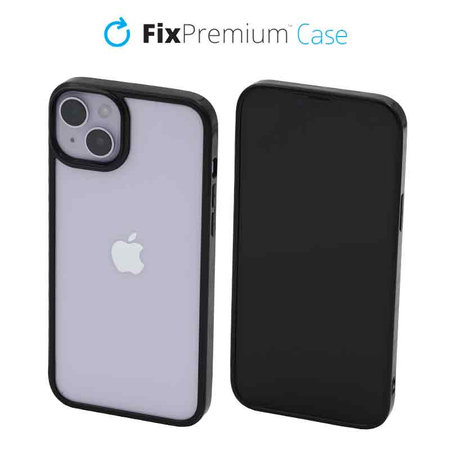 FixPremium - Caz Invisible pentru iPhone 14 Plus, negru