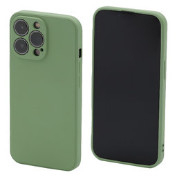 FixPremium - Caz Rubber pentru iPhone 13 Pro, verde