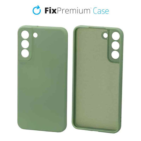 FixPremium - Caz Rubber pentru Samsung Galaxy S22 Plus, verde