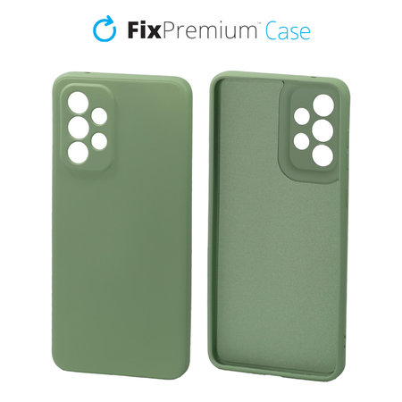 FixPremium - Caz Rubber pentru Samsung Galaxy A33 5G, verde