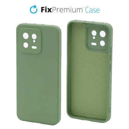 FixPremium - Caz Rubber pentru Xiaomi 13, verde