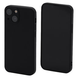 FixPremium - Caz Rubber pentru iPhone 13 mini, negru