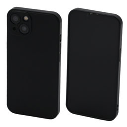 FixPremium - Caz Rubber pentru iPhone 13 & 14, negru