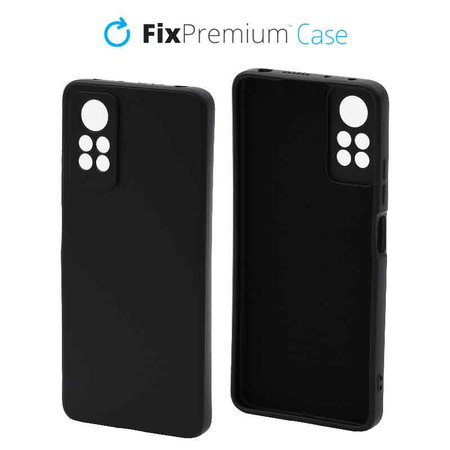 FixPremium - Caz Rubber pentru Xiaomi Redmi Note 12 Pro, negru