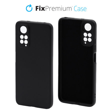 FixPremium - Caz Rubber pentru Xiaomi Redmi Note 11, negru