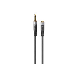 Elough - Jack 3.5mm (F) / Jack 3.5mm (M) AUX Cablu (1m), negru