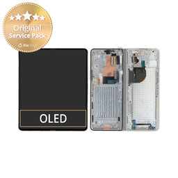 Samsung Galaxy Z Fold 5 F946B - Ecran LCD + Sticlă Tactilă + Ramă (Cream) - GH82-31842B Genuine Service Pack