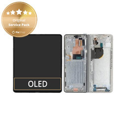 Samsung Galaxy Z Fold 5 F946B - Ecran LCD + Sticlă Tactilă + Ramă (Cream) - GH82-31842B Genuine Service Pack