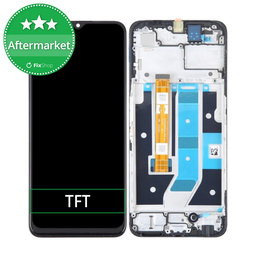 Oppo A78 - Ecran LCD + Sticlă Tactilă + Ramă (Black) TFT