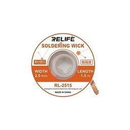 Relife RL-2515 - Fitil de lipit Pentru Îndepărtarea Excesului de Tablă (2,5mm)