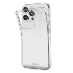 SBS - Caz Skinny pentru iPhone 15 Pro, transparent