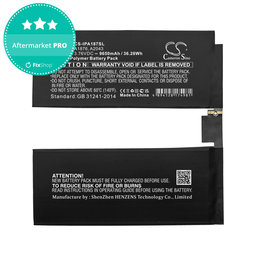 Apple iPad Pro 12.9 (3rd Gen 2018), iPad Pro 12.9 (4th Gen 2020) - Baterie A1876, A2043 9650mAh HQ