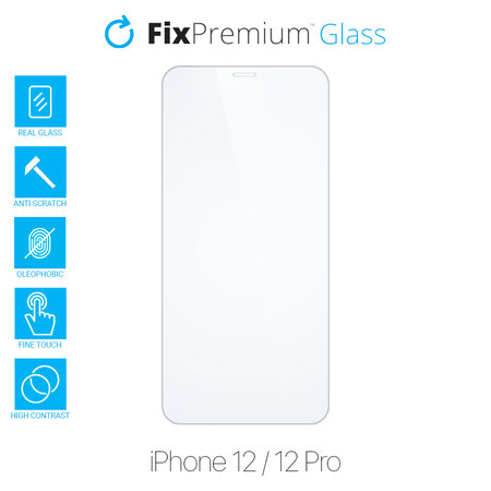 FixPremium Glass - Geam securizat pentru iPhone 12 & 12 Pro