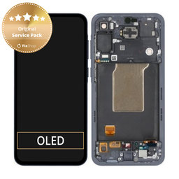 Samsung Galaxy A55 A556B - Ecran LCD + Sticlă Tactilă + Ramă (Awesome Navy) - GH82-34305A Genuine Service Pack