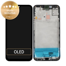 Samsung Galaxy M15 M156B - Ecran LCD + Sticlă Tactilă + Ramă (Grey) - GH82-34683A Genuine Service Pack