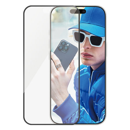 PanzerGlass - Geam Securizat UWF Gaming cu aplicatorul pentru iPhone 16 Pro, transparent