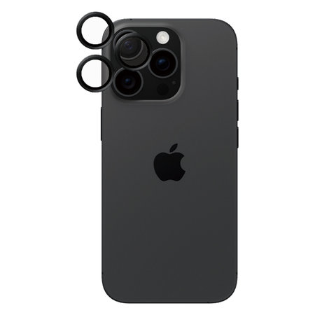 PanzerGlass - Capac de protecție & obiectivul camerei Hoops pentru iPhone 16 Pro & 16 Pro Max, negru