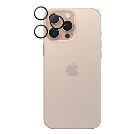 PanzerGlass - Capac de protecție & obiectivul camerei Hoops pentru iPhone 16 Pro & 16 Pro Max, transparent