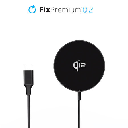 FixPremium - MagSafe Încărcător cu Qi2, negru