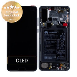 Huawei P20 Pro CLT-L29, CLT-L09 - Ecran LCD + Sticlă Tactilă + Ramă + Baterie (Midnight Blue) - 02351WTP Genuine Service Pack