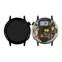 Huawei Watch GT3 Milo B19T 42mm - Ecran LCD + Sticlă Tactilă + Ramă (Black Stainless Steel) - 02354QVK Genuine Service Pack