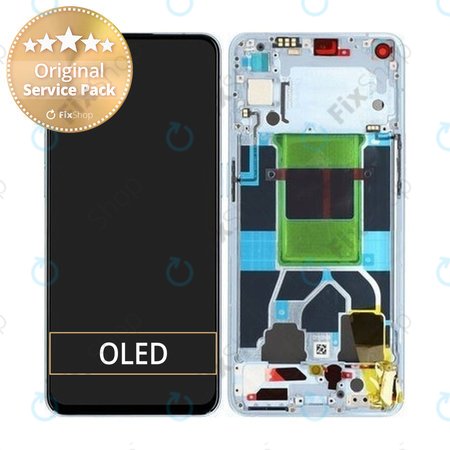 Oppo Reno 6 5G CPH2251 - Ecran LCD + Sticlă Tactilă + Ramă (Arctic Blue) - 4907750 Genuine Service Pack