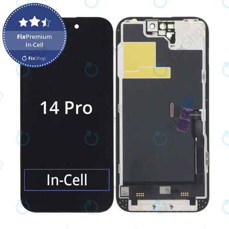 Apple iPhone 14 Pro - Ecran LCD + Sticlă Tactilă + Ramă In-Cell FixPremium