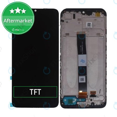 Xiaomi Redmi 9A - Ecran LCD + Sticlă Tactilă + Ramă (Black) TFT