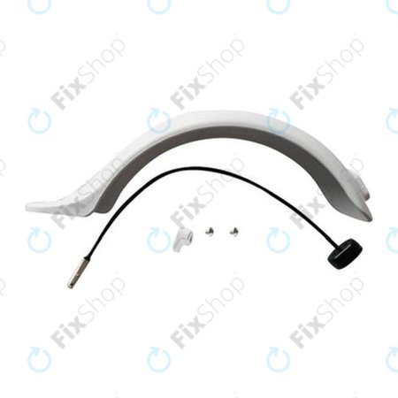 Xiaomi Mi Electric Scooter 1S, 2 M365, Pro - Aripă Spate + Lumină cu conector (White)