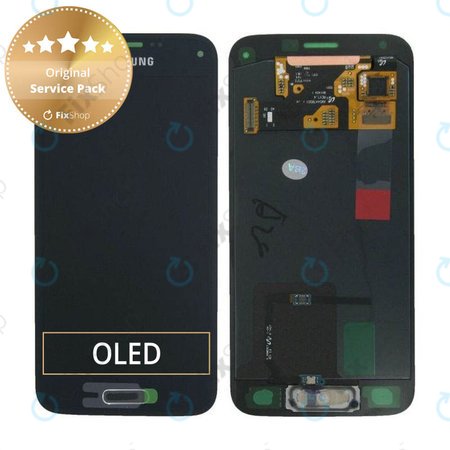 Samsung Galaxy S5 Mini G800F - Ecran LCD + Sticlă Tactilă (Charcoal Black) - GH97-16147A Genuine Service Pack