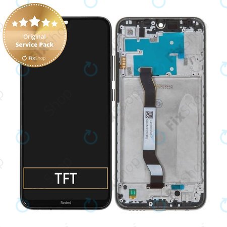 Xiaomi Redmi Note 8 - Ecran LCD + Sticlă Tactilă + Ramă (Space Black) - 5600050C3J00 Genuine Service Pack