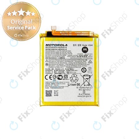 Motorola Moto E6i, E6 Play, E6s, E6s Plus - Baterie KS40 3000mAh - SB18C85292, SB18C51766 Genuine Service Pack