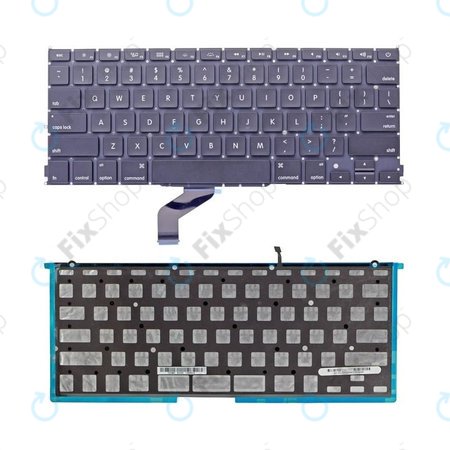 Apple MacBook Pro 13" A1425 (Late 2012 - Early 2013) - Tastatură + Iluminare de Fundal US