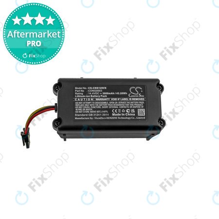 Cecotec Conga 1290, 1390, 1490, 1590 - Baterie CONG0003 Li-Ion 14.4V 3000mAh HQ