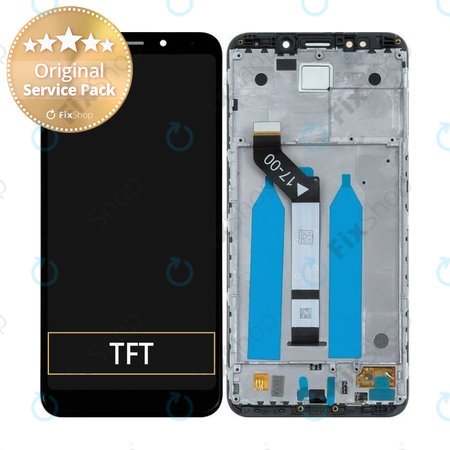 Xiaomi Redmi 5 Plus (Redmi Note 5) - Ecran LCD + Sticlă Tactilă + Ramă (Black) - 560610032033 Genuine Service Pack