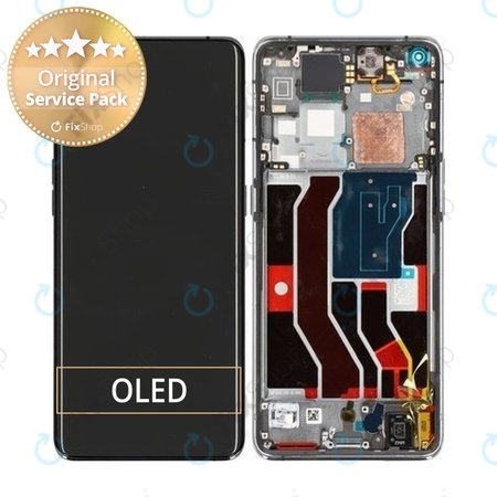 Oppo Find X3 Pro - Ecran LCD + Sticlă Tactilă + Ramă (Gloss Black) - 4906614 Genuine Service Pack