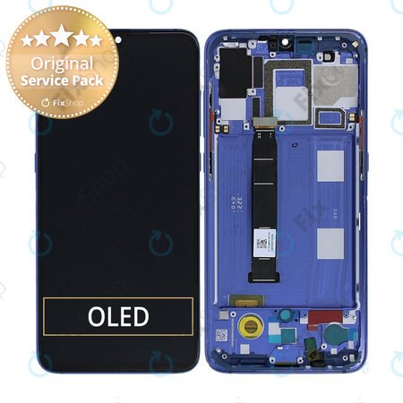 Xiaomi Mi 9 - Ecran LCD + Sticlă Tactilă + Ramă (Ocean Blue) - 561010016033 Genuine Service Pack