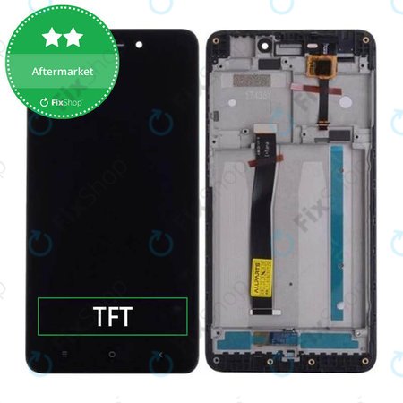 Xiaomi Redmi 4A - Ecran LCD + Sticlă Tactilă + Ramă (Dark Grey) TFT