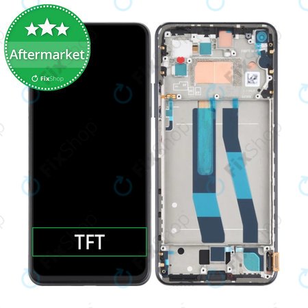 Xiaomi Mi 11 Lite 4G M2101K9AG - Ecran LCD + Sticlă Tactilă + Ramă (Boba Black) TFT