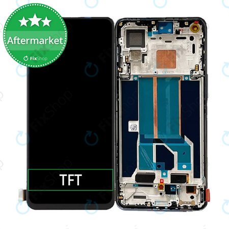 OnePlus Nord 2 5G - Ecran LCD + Sticlă Tactilă + Ramă (Black) TFT