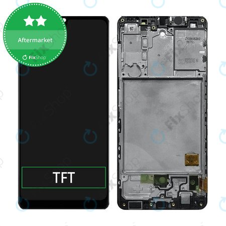 Samsung Galaxy A41 A415F - Ecran LCD + Sticlă Tactilă + Ramă (Prism Crush Black) TFT