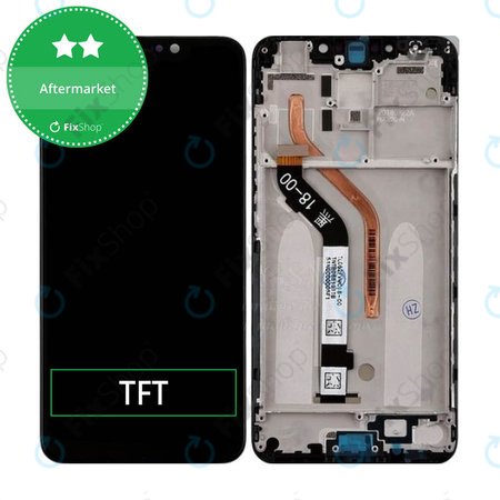 Xiaomi Pocophone F1 - Ecran LCD + Sticlă Tactilă + Ramă (Steel Blue) TFT