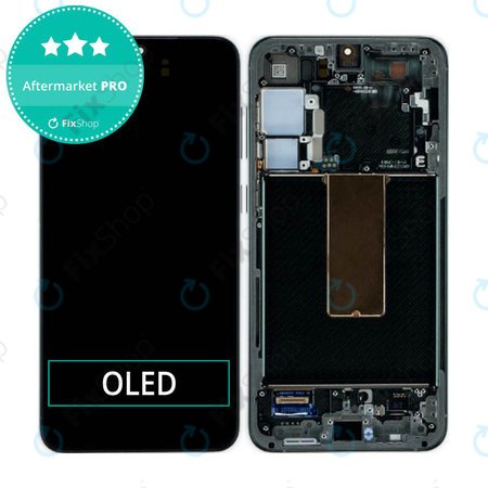 Samsung Galaxy S23 Plus S916B - Ecran LCD + Sticlă Tactilă + Ramă (Phantom Black) OLED