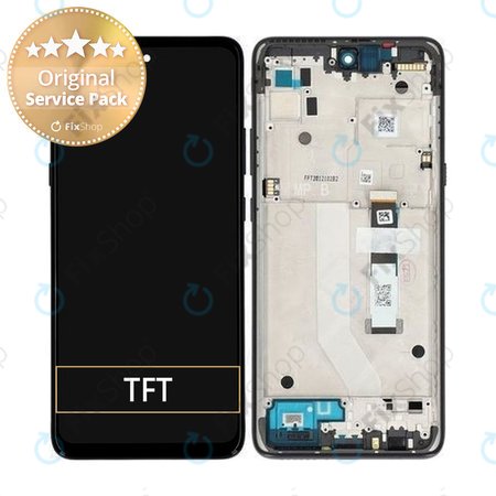 Motorola Moto G 5G XT2113 - Ecran LCD + Sticlă Tactilă + Ramă (Volcanic Grey) - 5D68C17616, 5D68C17746 Genuine Service Pack