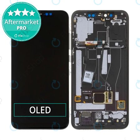 Xiaomi Mi 8 Pro - Ecran LCD + Sticlă Tactilă + Ramă (Black) OLED