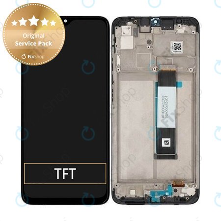 Xiaomi Redmi 9T - Ecran LCD + Sticlă Tactilă + Ramă (Carbon Gray) - 560001J19S00 Genuine Service Pack