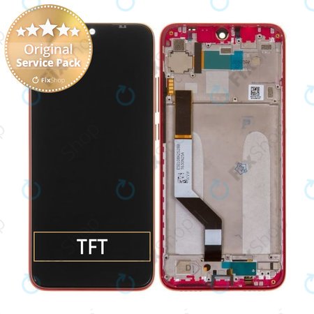 Xiaomi Redmi Note 7 - Ecran LCD + Sticlă Tactilă + Ramă (Nebula Red) - 5609100030C7, 560910008033 Genuine Service Pack